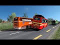 Super fast bus driving & dangerous overtake lane cutting by Indian driver | Euro truck Simulator 2