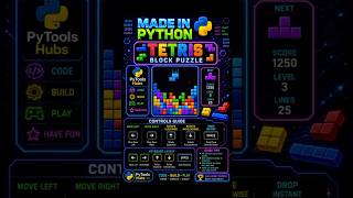I Built a Tetris Block Puzzle Game in Python! 🧩 | Made with Pygame