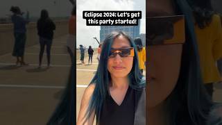Total Eclipse in Dallas Texas #shorts