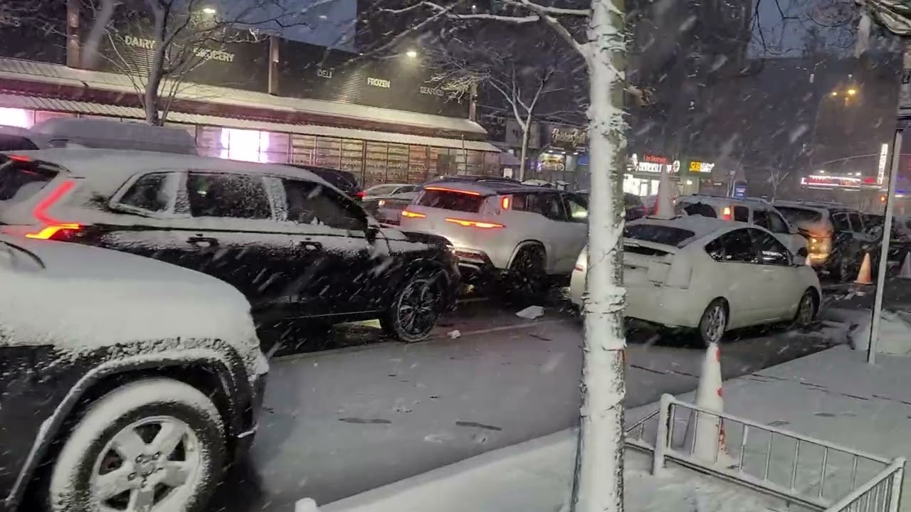 The 2nd 2026 winter storm in Washington Heights NYC.
