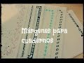 Márgenes para cuadernos/ Vuelta al cole #2 ( Muy fáciles y bonitos) - Anahi Blue