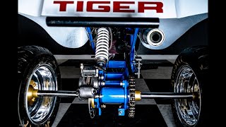 Ultimate Lineup of the Worlds Rarest Three Wheelers. Tiger Cagiva and Franks.   D&A Restorations