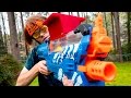 NERF WAR: THE STOLEN NERF GUN (Aaron Vs Drac)