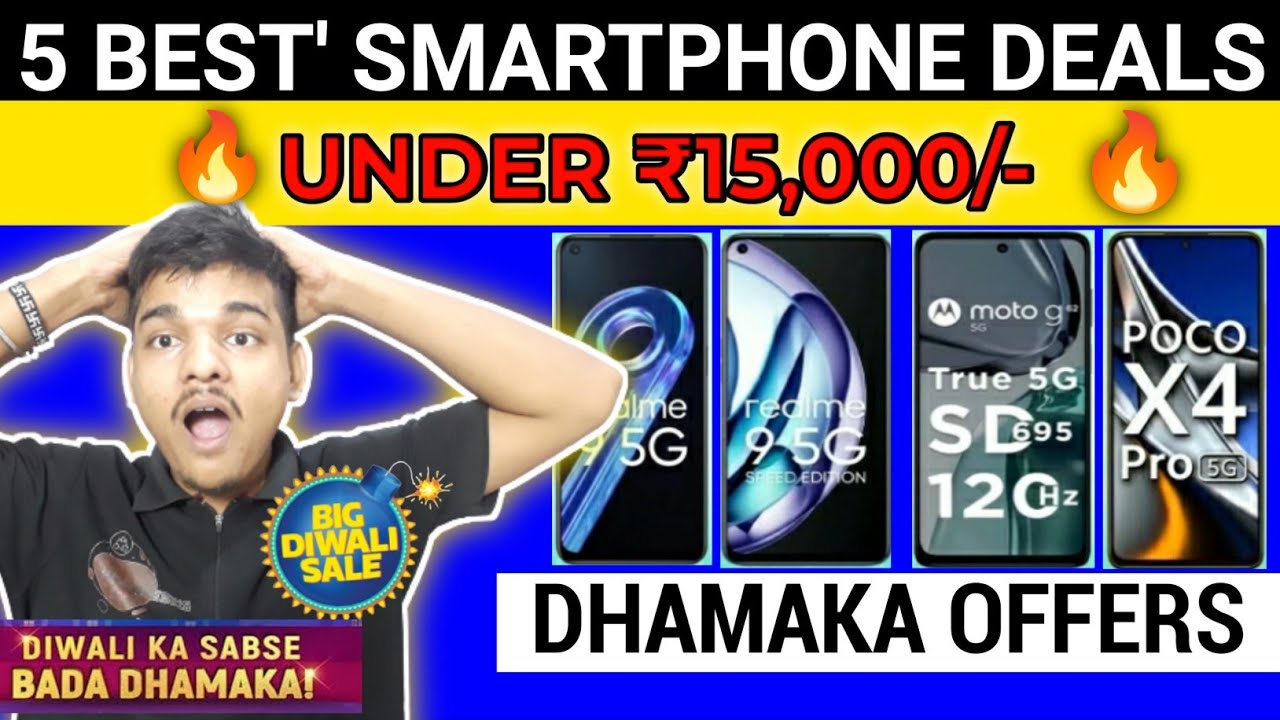 TOP 5 BEST MOBILE PHONE OFFERS UNDER ₹15,000 IN FLIPKART BIG DIWALI