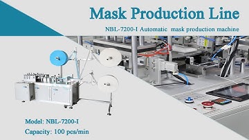 Automatic Flat Face Mask Blank Making Machine | Mask body making machine