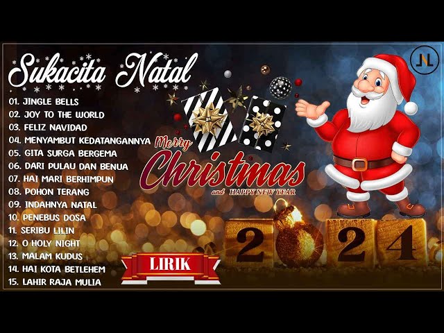 LAGU NATAL TERBARU 2023 - 2024 PALING ENAK DIDENGAR - JINGLE BELLS MEDLEY (LIRIK) || SELAMAT NATAL class=