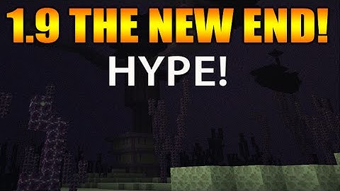 ★Minecraft PC 1.9 Update "THE COMBAT UPDATE" The NEW End World Generation Amazing Screenshot!★