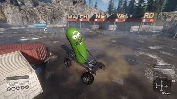 SnowRunner - Pickle Rick Mobile Doughnuts Test in Big Salmon Peak 01