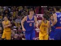 LeBron James Duels Kristaps Porzingis