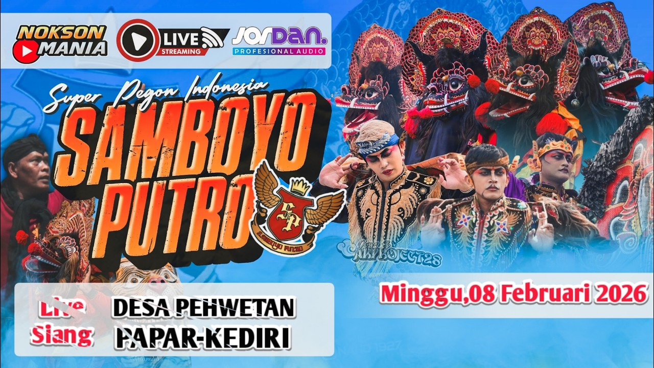 Live Jaranan SAMBOYO PUTRO Live Pehwetan Papar Kediri JORDAN AUDIO
