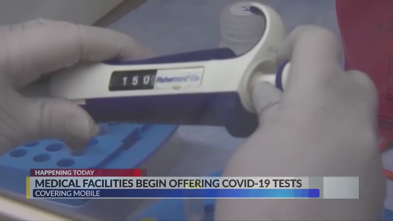 Some testing for COVID-19 begins for Mobile and Baldwin Counties - YouTube