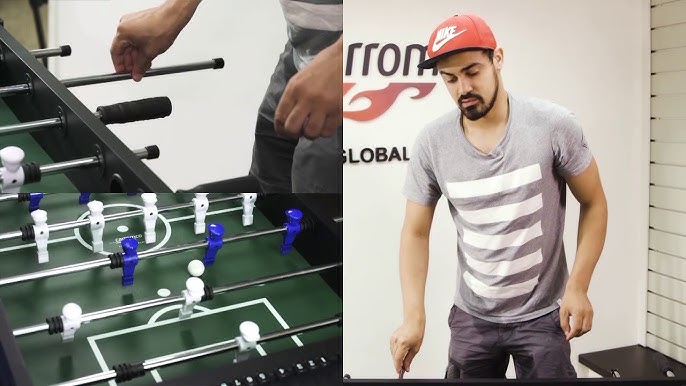 Foosball Tricks by the German Champion | Carromco STADIUM-XT Soccer Table -  YouTube