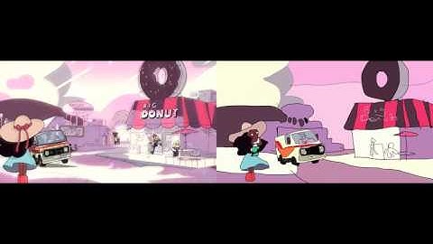 Steven Universe Theme Song (Original And Homemade) Side-by-Side Comparison