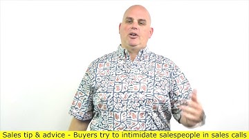 How buyers intimidate salespeople - Here is the competitions information (7 of 14) Scott Sylvan Bell