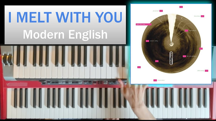I Melt with You Piano version - Piano performance video thumbnail