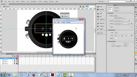 Membuat Jam digital dengan Adobe Flash cs 6
