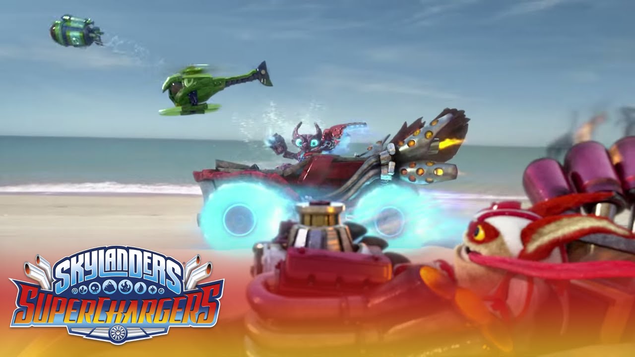 Trailer oficial de lanzamiento de Skylanders SuperChargers: “Large and SuperCharged” [ES]