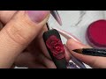 HOW TO Blood Rose | CJP | Acrylic Nails