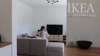 IKEA / JÄTTEBO sofa / living room inspo