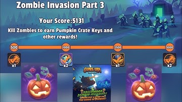Guns Up Mobile(Zombie Invasion Part 3️⃣, 1️⃣6️⃣th 🎃 Crate & still unlucky to get a Legendary Unit🗿😅)