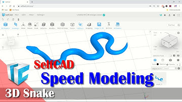 SelfCAD Basic 3D Snake Speed Modeling