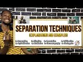 Separation Techniques  - 13 Ways To Separate Mixtures