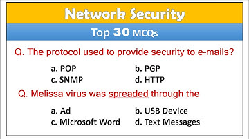 Network Security || Top 30 MCQs on network security || Networking #networking #networksecurity
