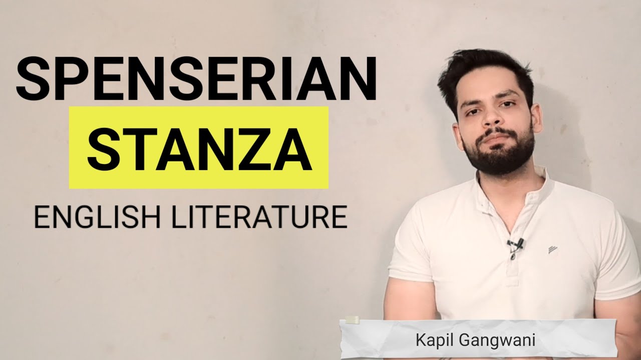 Spenserian Stanza English literature Edmund Spenser in hindi