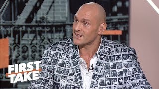 Tyson Fury challenges Anthony Joshua to prove himself on the world stage | First Take