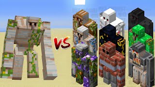 Mutant Iron Golem vs All Extra Golem Fight in Minecraft | Minecraft Mobs Battle