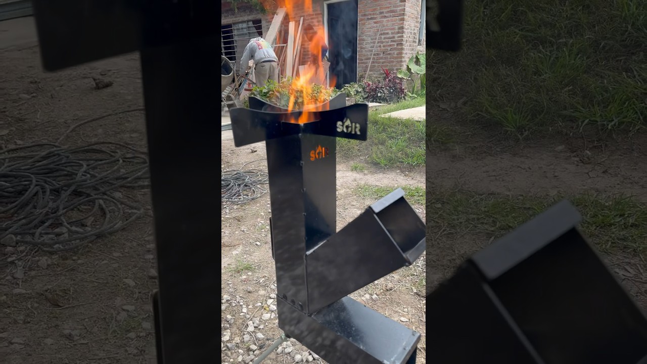 Que pondrían sobre esta cocina Rocket 🤩🚀🔥 www.sorparrillas.com