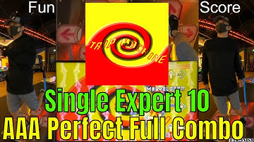 [DDR A3] TRIP MACHINE ESP 10 No Bar 1x Flat AAA PFC -Fun VS Score- (CC for Eng lyrics)