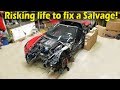 Rebuilding a Wrecked 2016 Corvette Z06 (Part 3) "Not From Copart"
