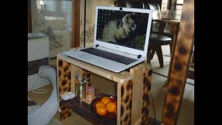 DIY　ワンバイフォー3枚で　ノートパソコンテーブルを作る！