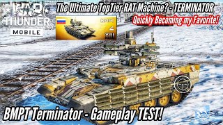 War Thunder Mobile - NEW BMPT Terminator Gameplay TEST! - Not Final Vehicle - IT SLAPS HARD!