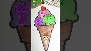Green + Purple + Pink + Brown #sprunki #colormixing #satisfying