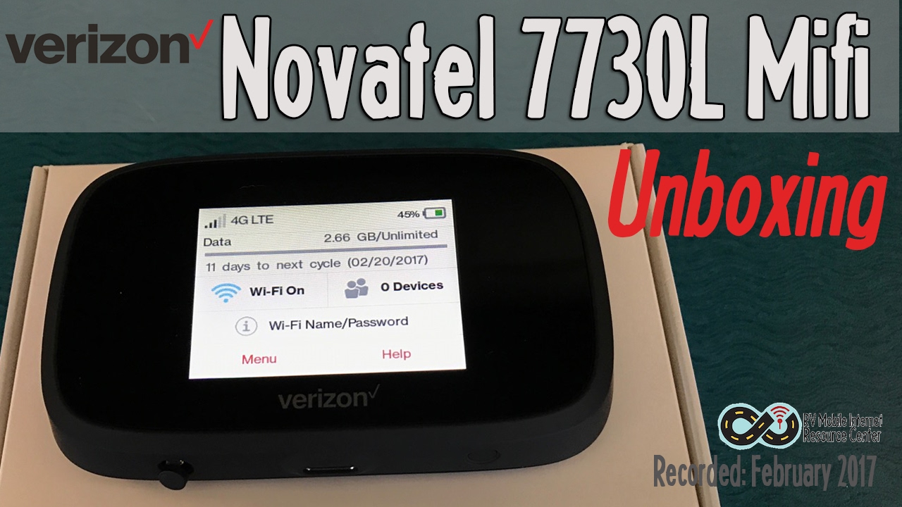 Verizon MiFi Novatel 7730L Jetpack 4G LTE Mobile Hotspot Broadband Modem