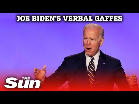 Former Vice-President Joe Biden's verbal gaffes