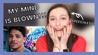 FIRST 8 MINUTES OF IN THE HEIGHTS REACTION! // THE REPRESENTATION IS AMAZING!