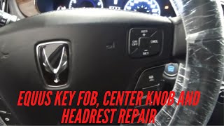 Equus Key FOB, Center Knob and Headrest Repair