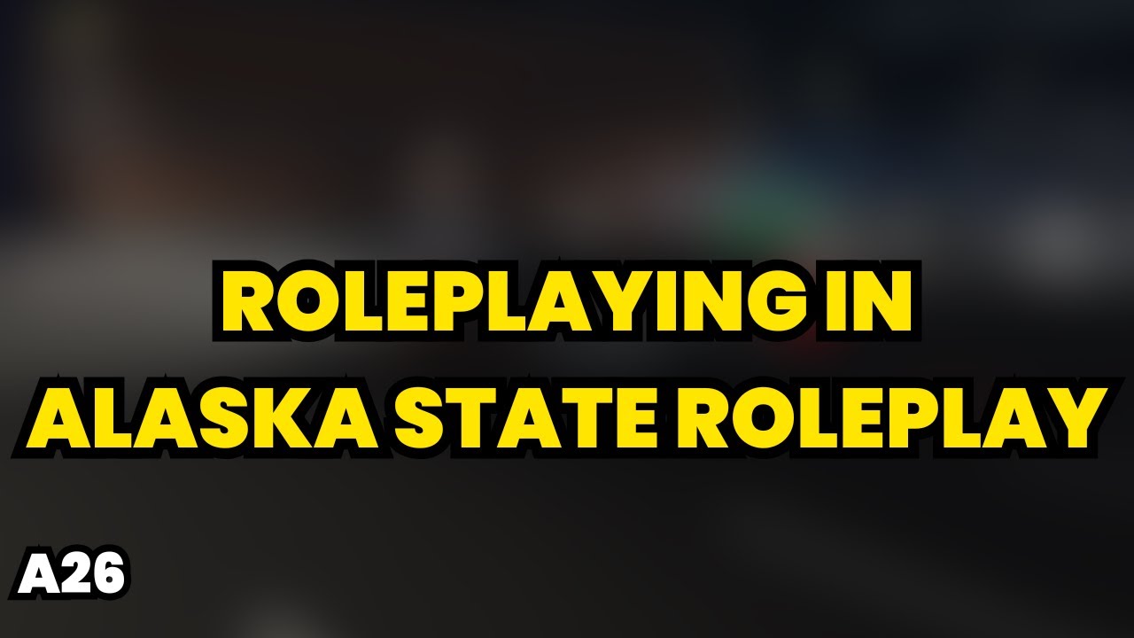Roleplaying in Alaska State Roleplay! - YouTube
