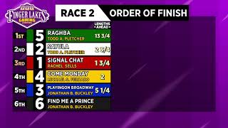 8/3/2026 Finger Lakes Racetrack (up to 10 second delay)