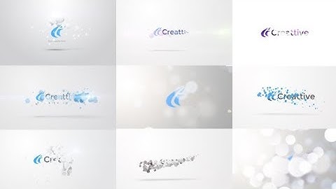 Quick Logo Sting Pack 06: Clean Particles /// After Effects Template