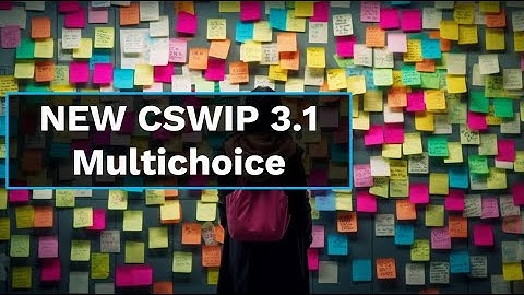 New CSWIP 3.1 Multichoice Examination on 2024
