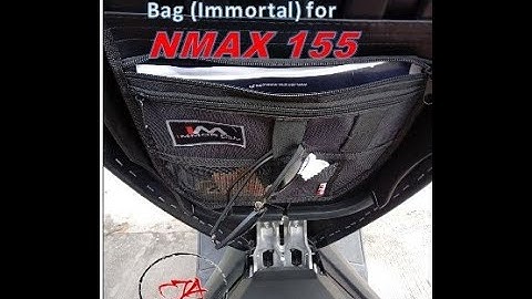 installation of organizer bag (Immortal) for NMAX 155