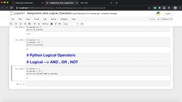 Python EP 7: Arithmetic Logical Operators