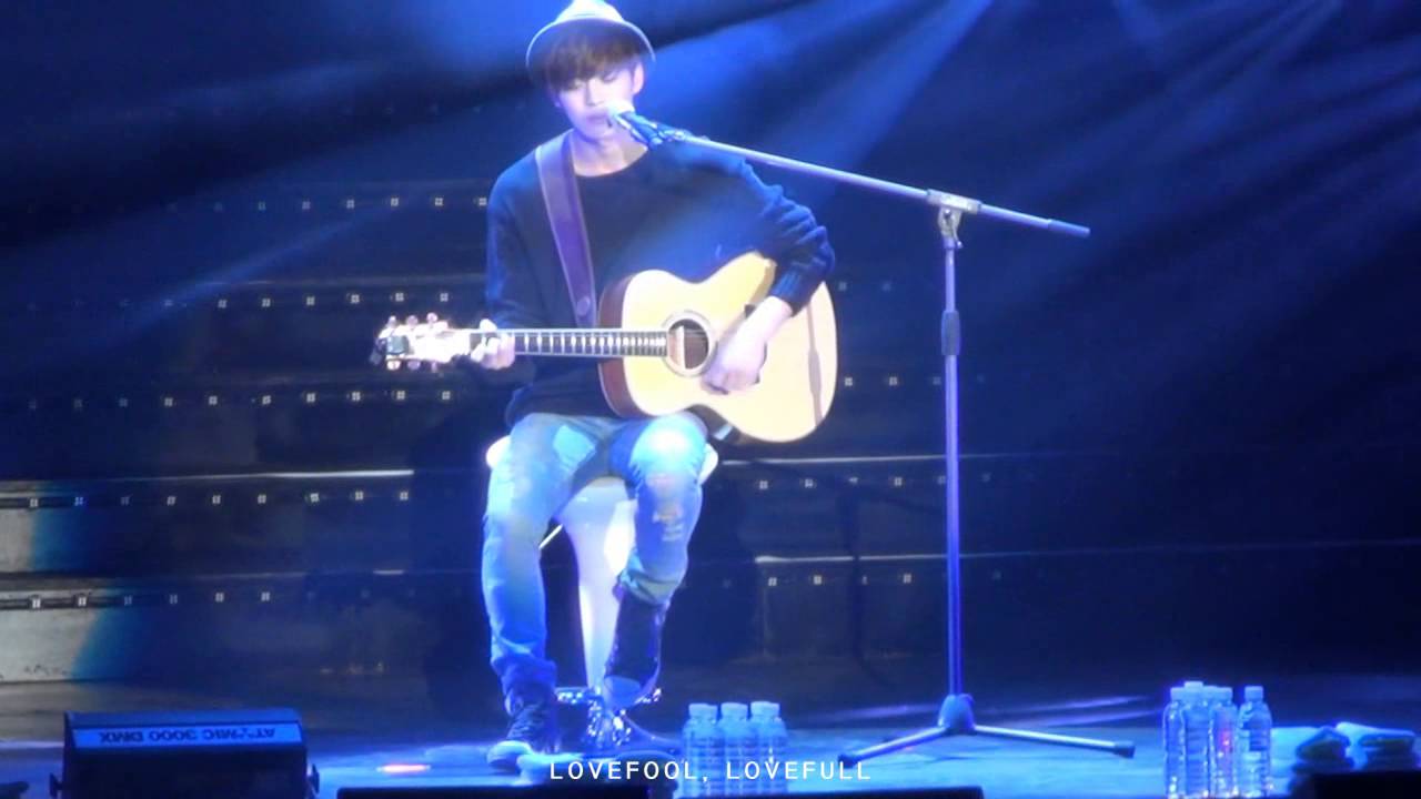 140830 별하나 팬미팅 홍빈 개인무대 'falling slowly'