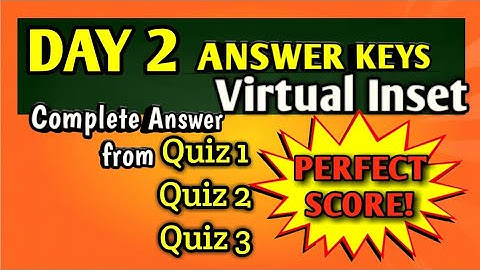VINSET 2.0 DAY 2 COMPLETE  ANSWER KEY | All Quizes from Quiz 1 to Quiz 3