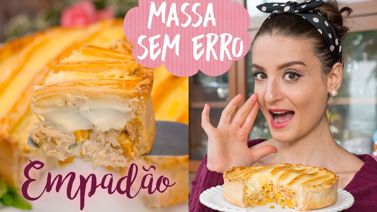 EMPADÃO DE FRANGO CREMOSO: MASSA PODRE FÁCIL RECEITAS DE INVERNO: COZINHA DO BOM GOSTO: GABI ROSSI