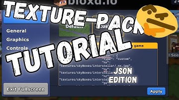 Bloxd.io JSON Edition Texture Packs Made EASY!